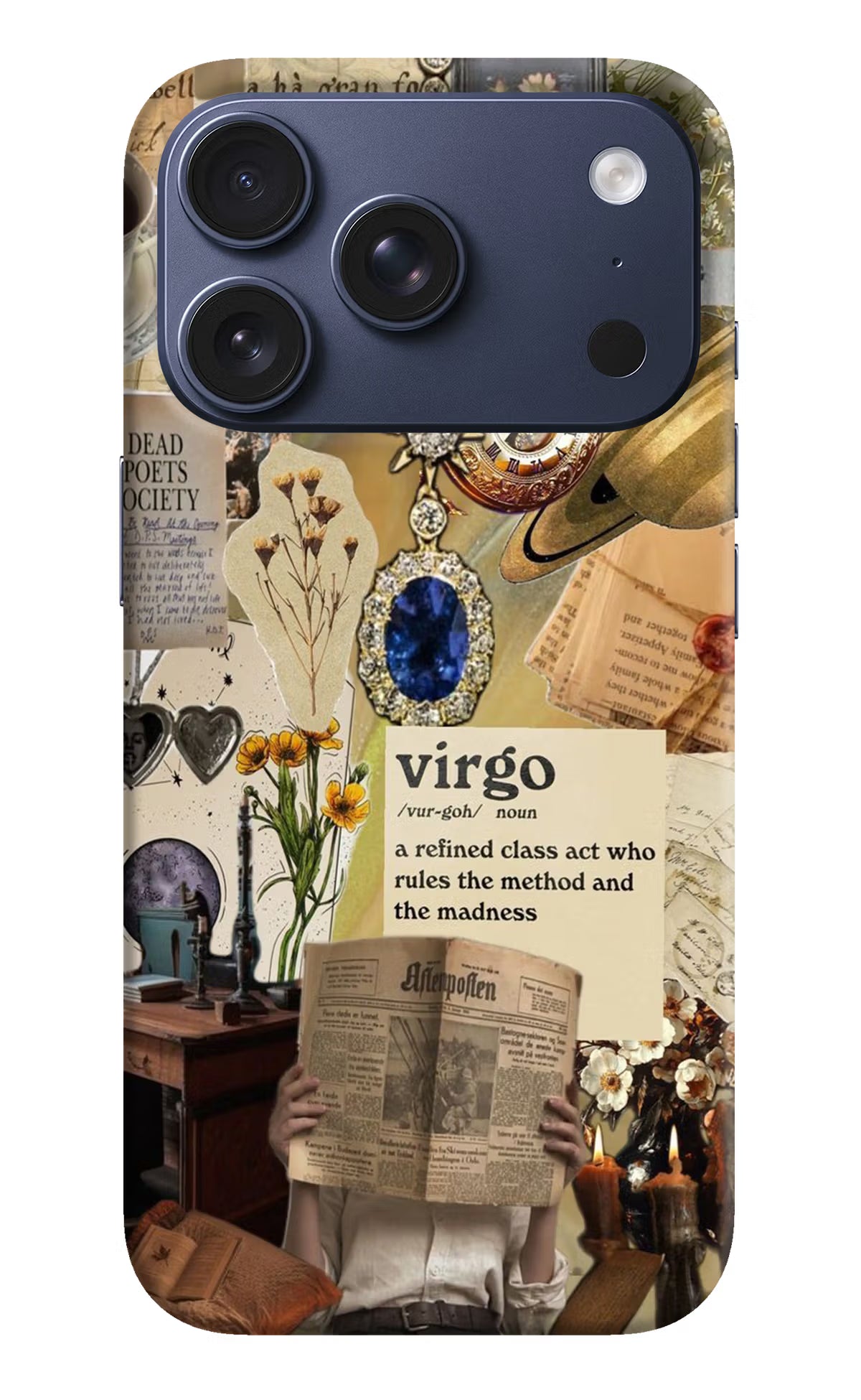 Virgo Zodiac iPhone 17 Pro Back Cover