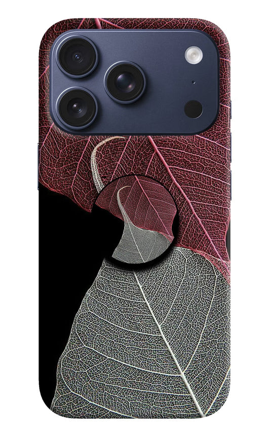 Leaf Pattern iPhone 17 Pro Pop Case