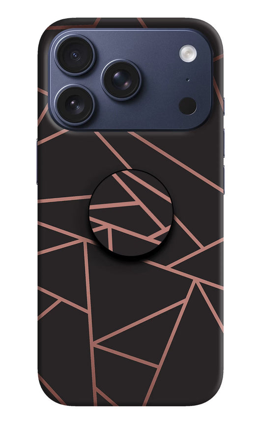 Geometric Pattern iPhone 17 Pro Pop Case
