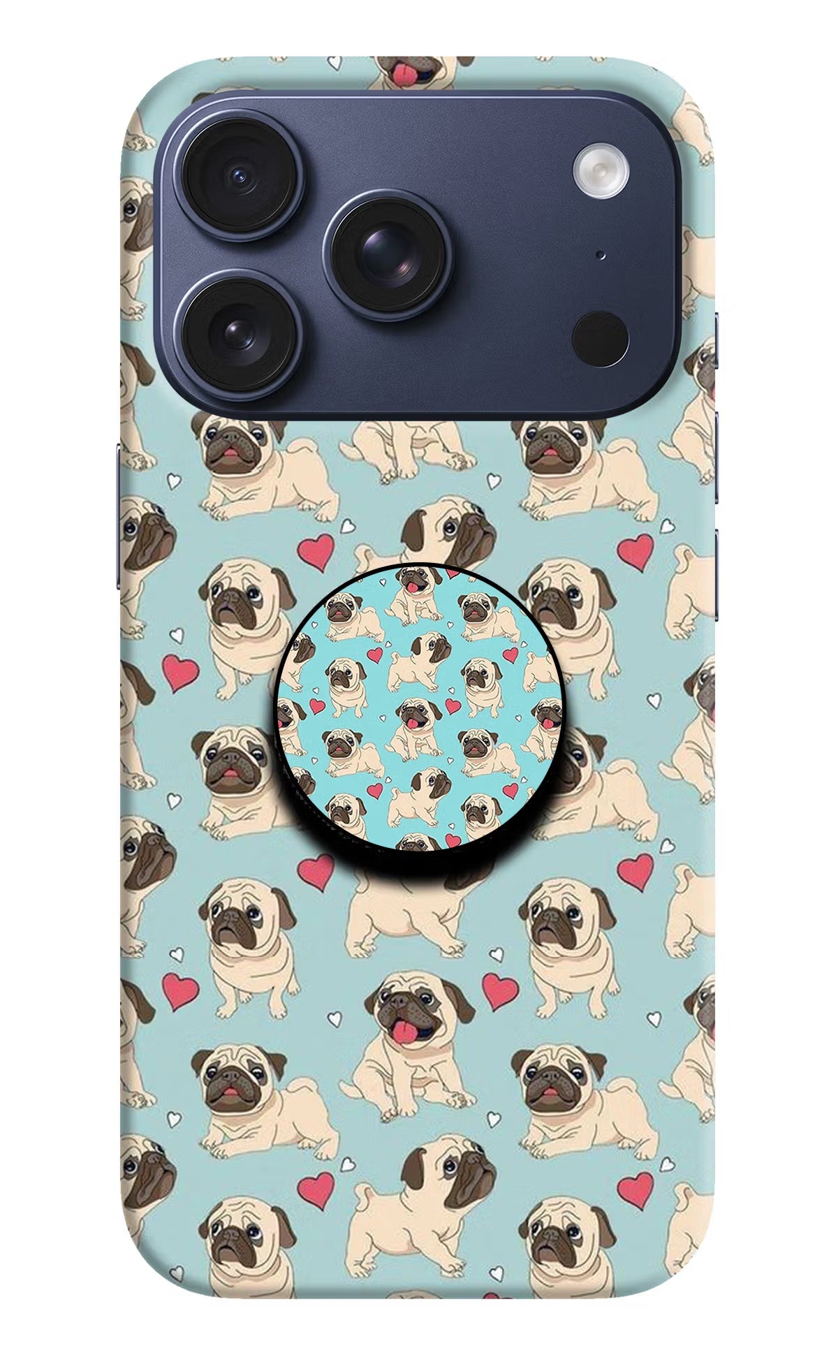 Pug Dog iPhone 17 Pro Pop Case