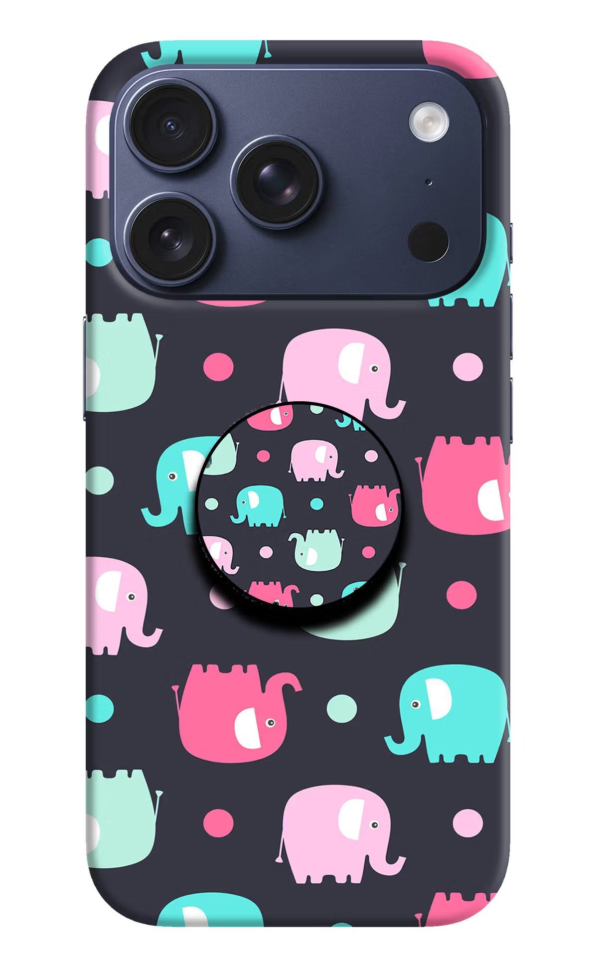 Baby Elephants iPhone 17 Pro Pop Case