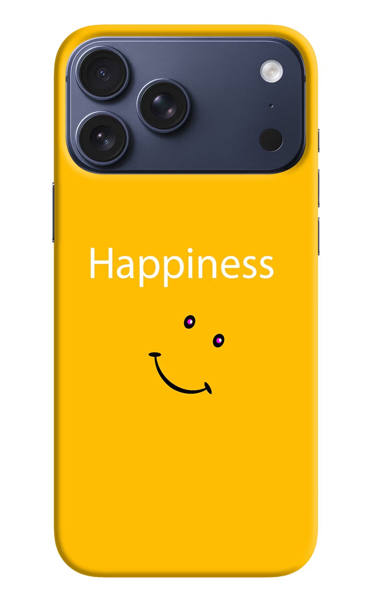Happiness With Smiley iPhone 17 Pro Max Back Cover