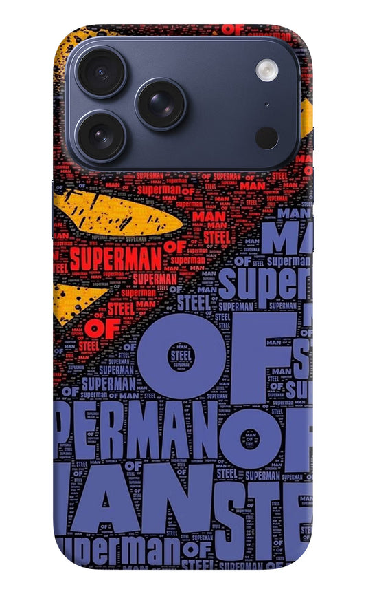 Superman iPhone 17 Pro Max Back Cover