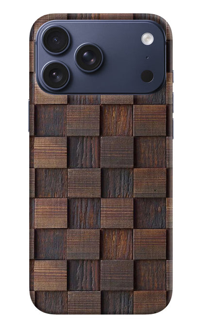 Wooden Cube Design iPhone 17 Pro Max Back Cover