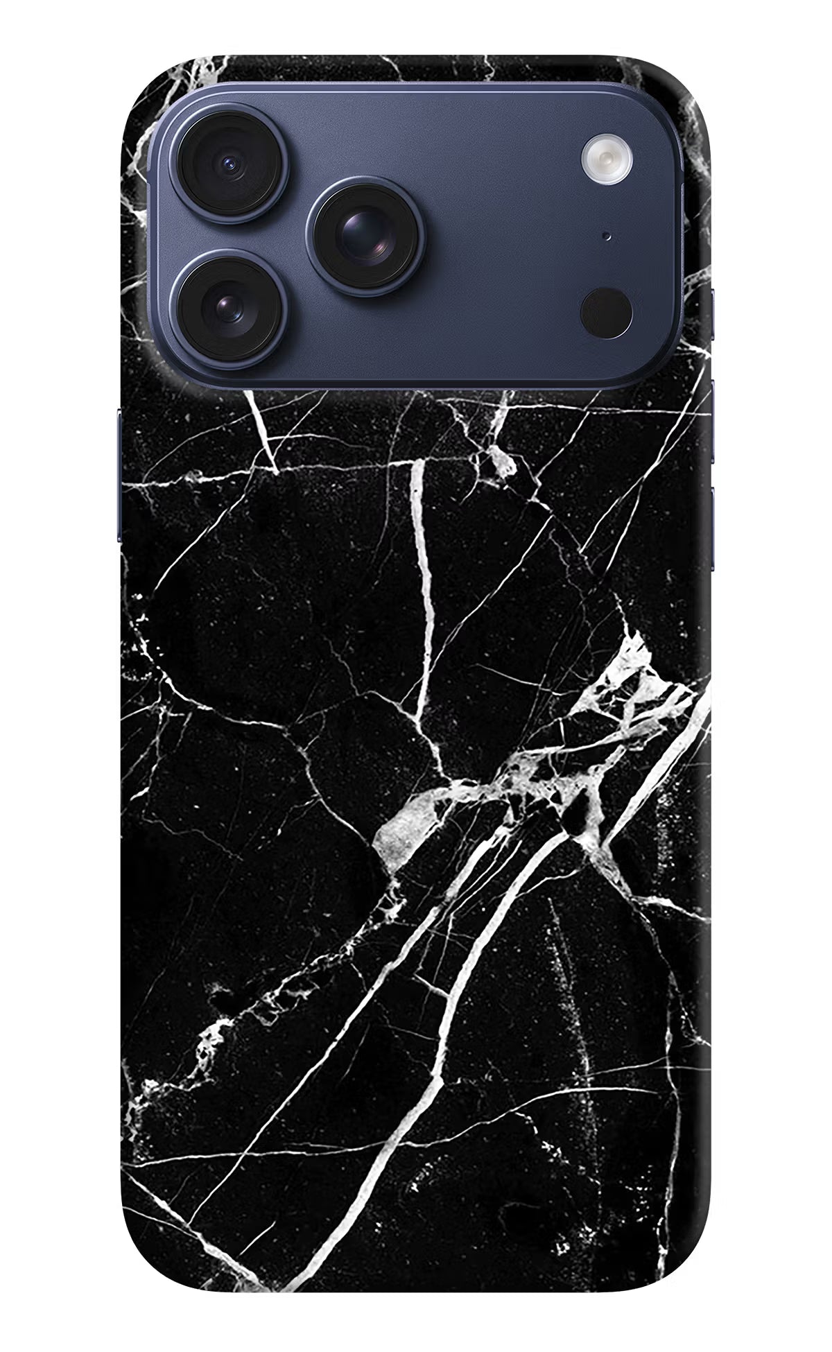 Black Marble Pattern iPhone 17 Pro Max Back Cover