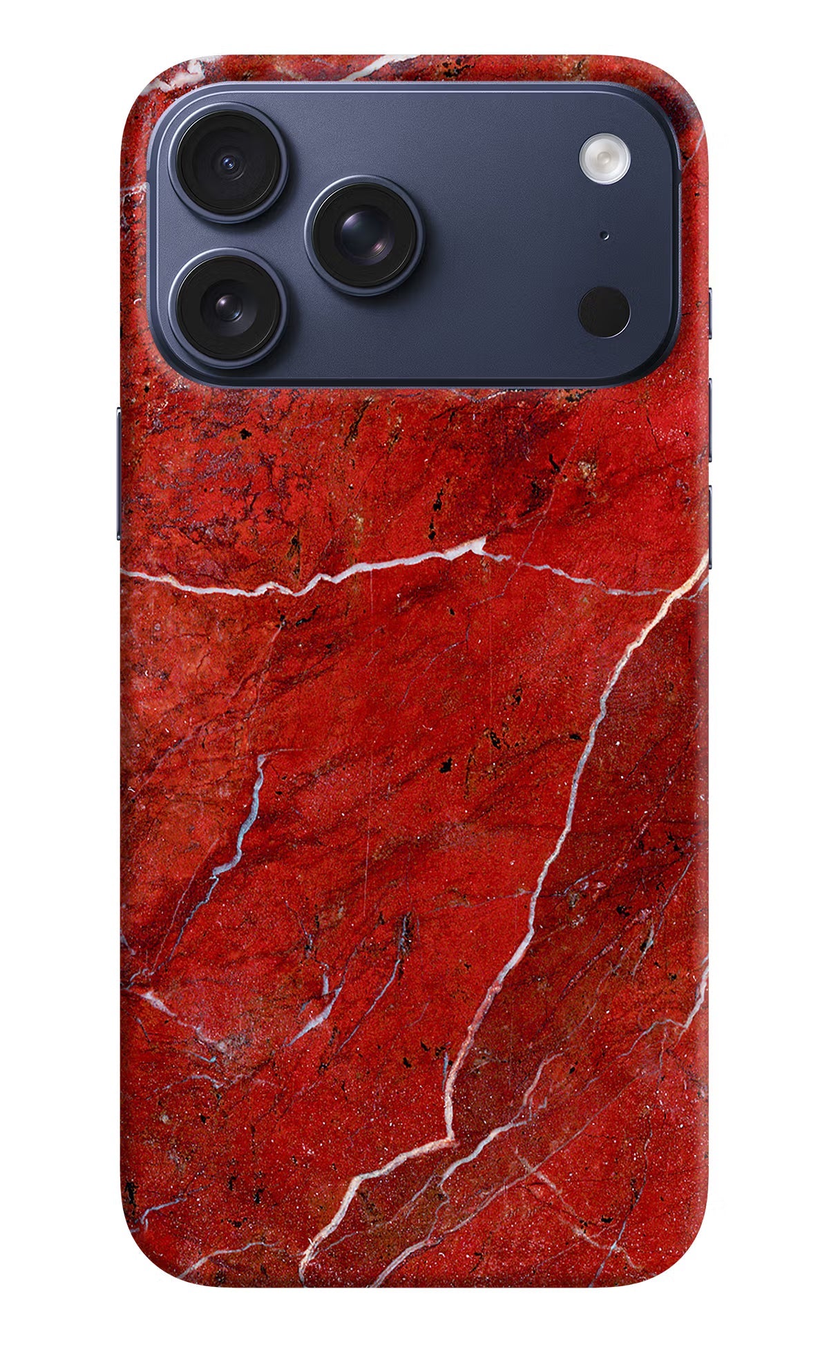 Red Marble Design iPhone 17 Pro Max Back Cover