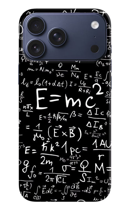 Physics Formula iPhone 17 Pro Max Back Cover