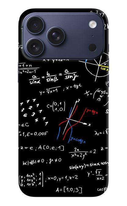Mathematics Formula iPhone 17 Pro Max Back Cover