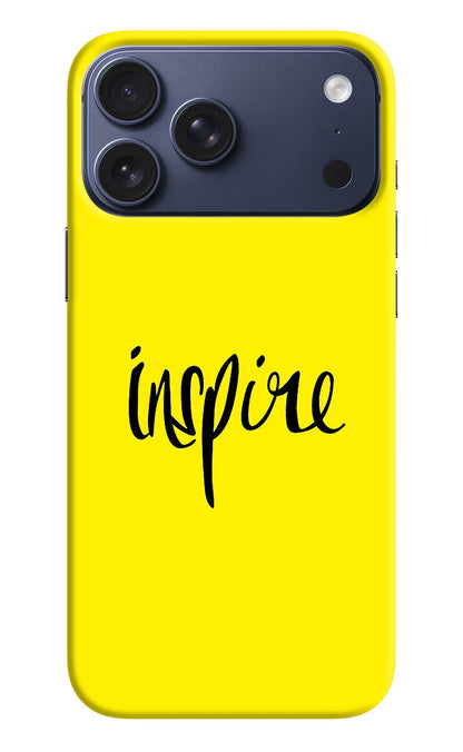 Inspire iPhone 17 Pro Max Back Cover