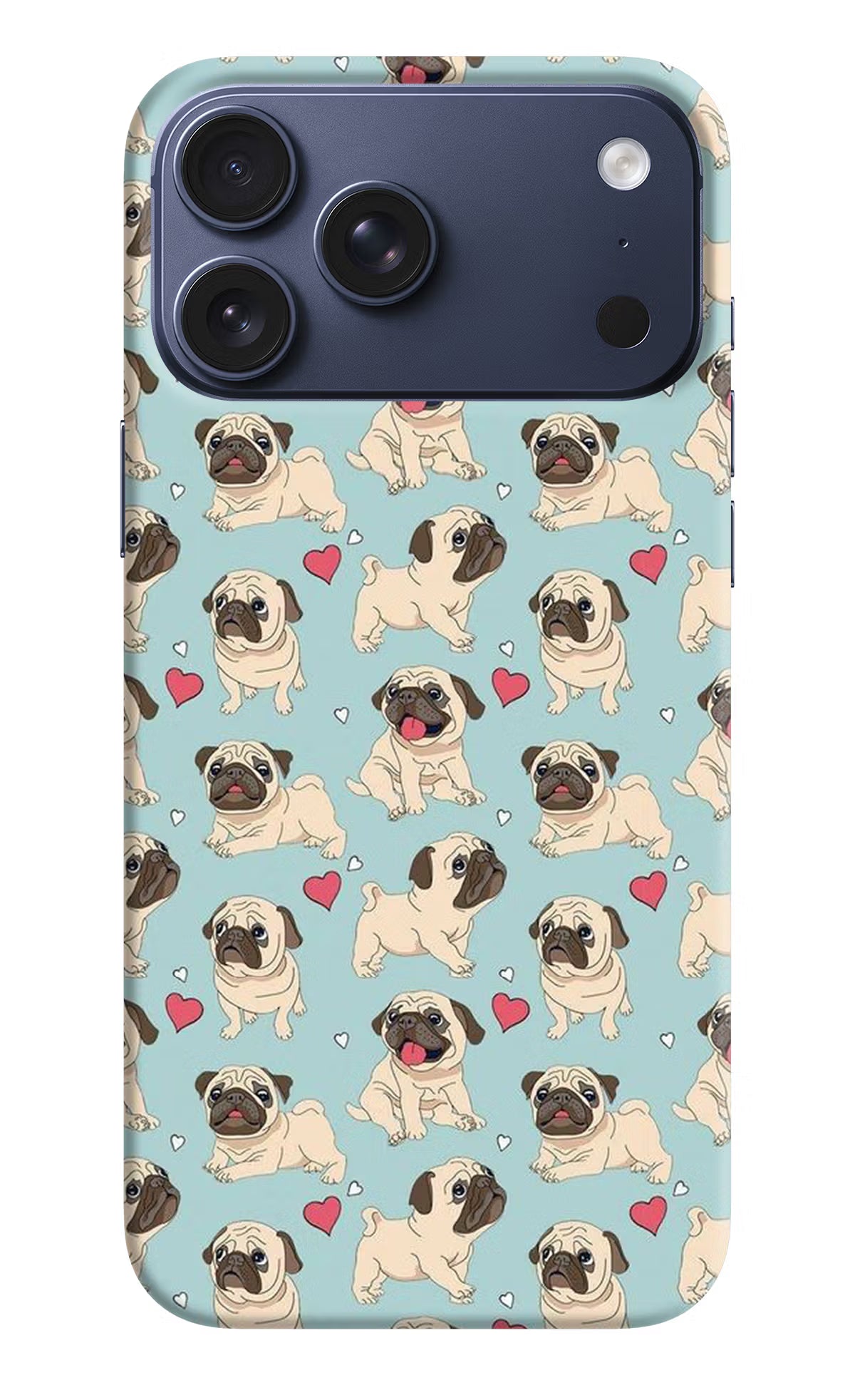 Pug Dog iPhone 17 Pro Max Back Cover