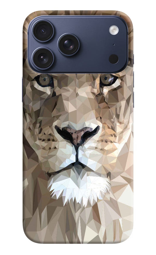 Lion Art iPhone 17 Pro Max Back Cover