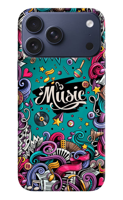 Music Graffiti iPhone 17 Pro Max Back Cover