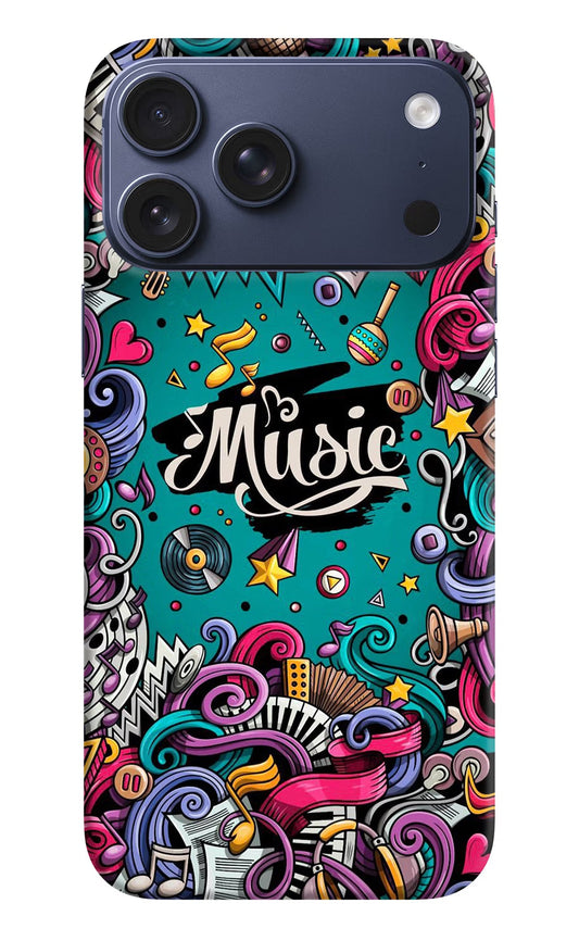 Music Graffiti iPhone 17 Pro Max Back Cover