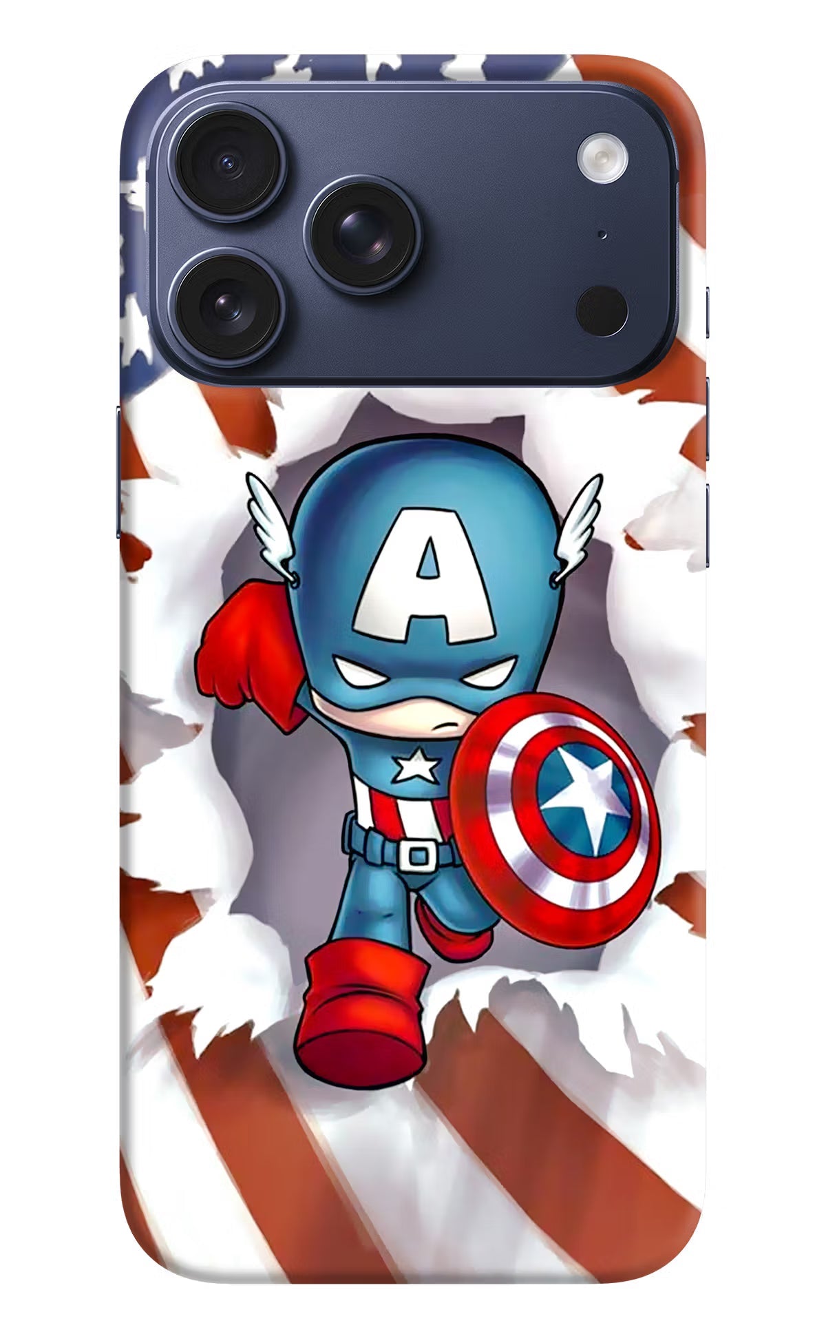 Captain America iPhone 17 Pro Max Back Cover