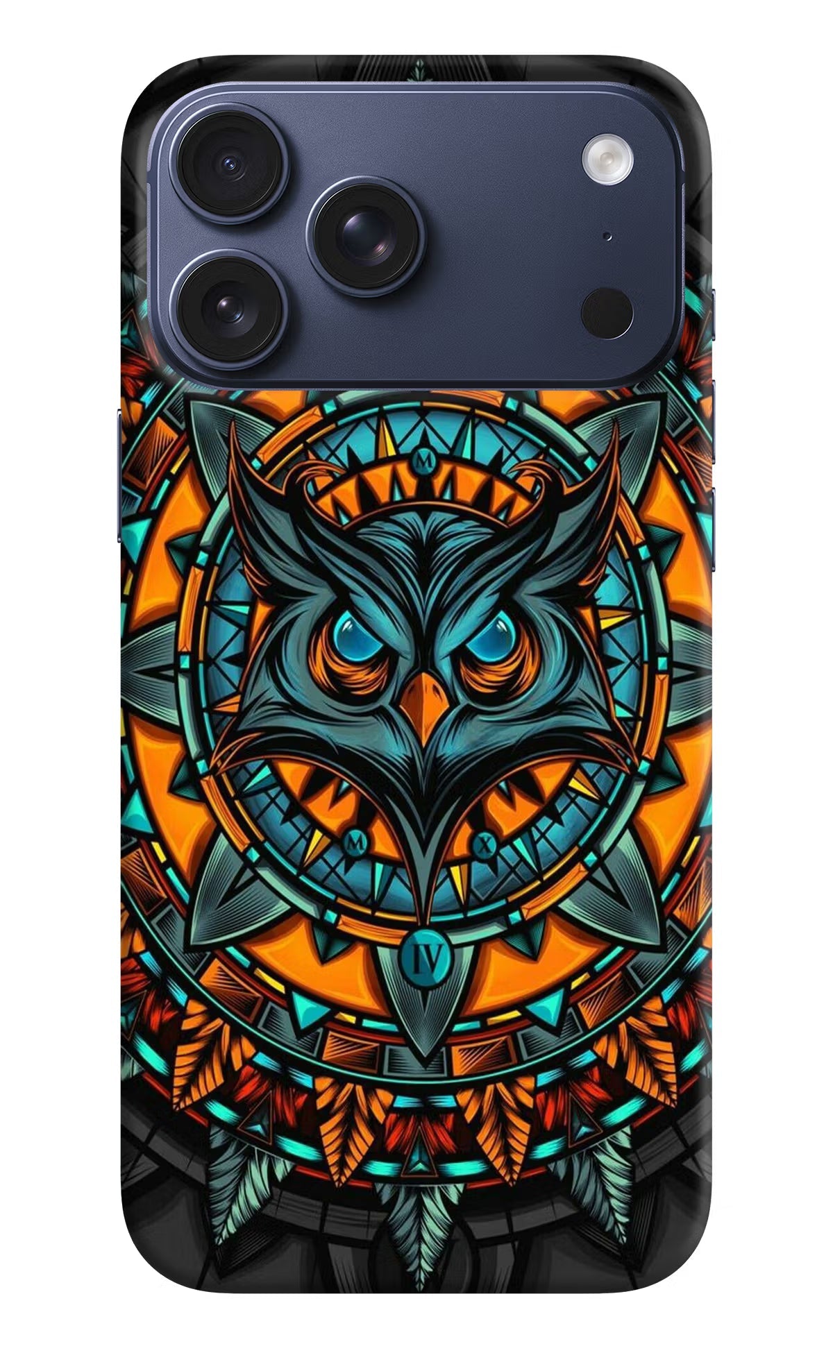 Angry Owl Art iPhone 17 Pro Max Back Cover