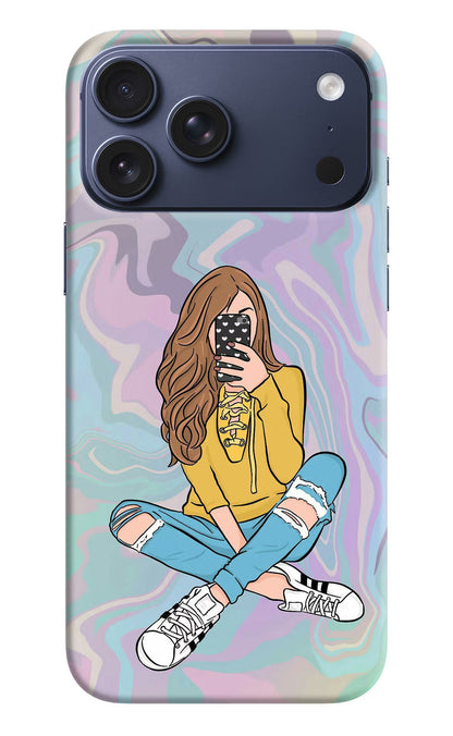 Selfie Girl iPhone 17 Pro Max Back Cover