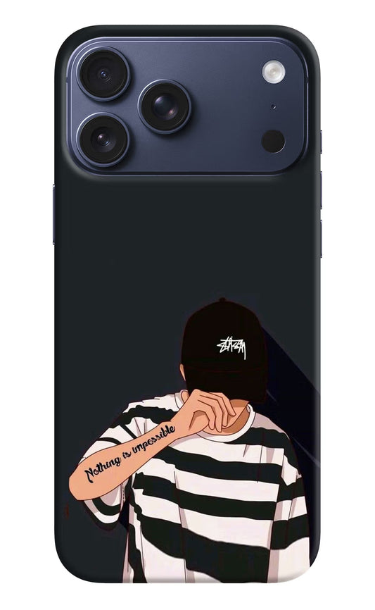 Aesthetic Boy iPhone 17 Pro Max Back Cover