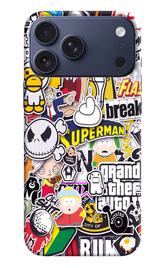 Sticker Bomb iPhone 17 Pro Max Back Cover
