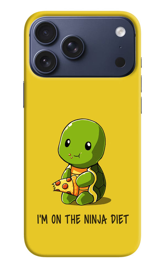 I'm on Ninja Diet iPhone 17 Pro Max Back Cover