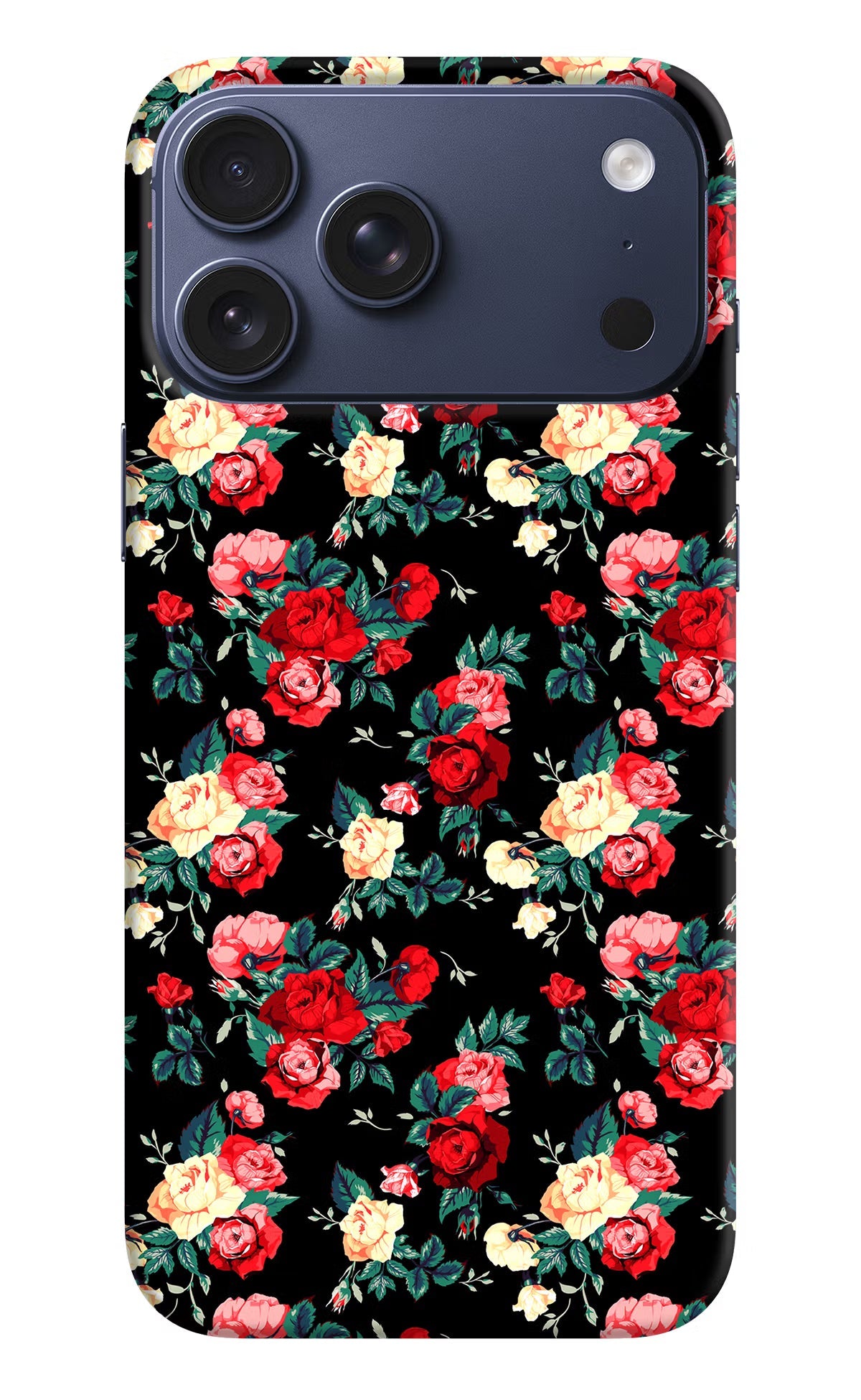 Rose Pattern iPhone 17 Pro Max Back Cover