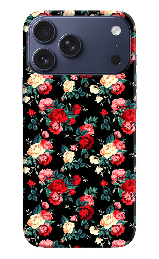 Rose Pattern iPhone 17 Pro Max Back Cover