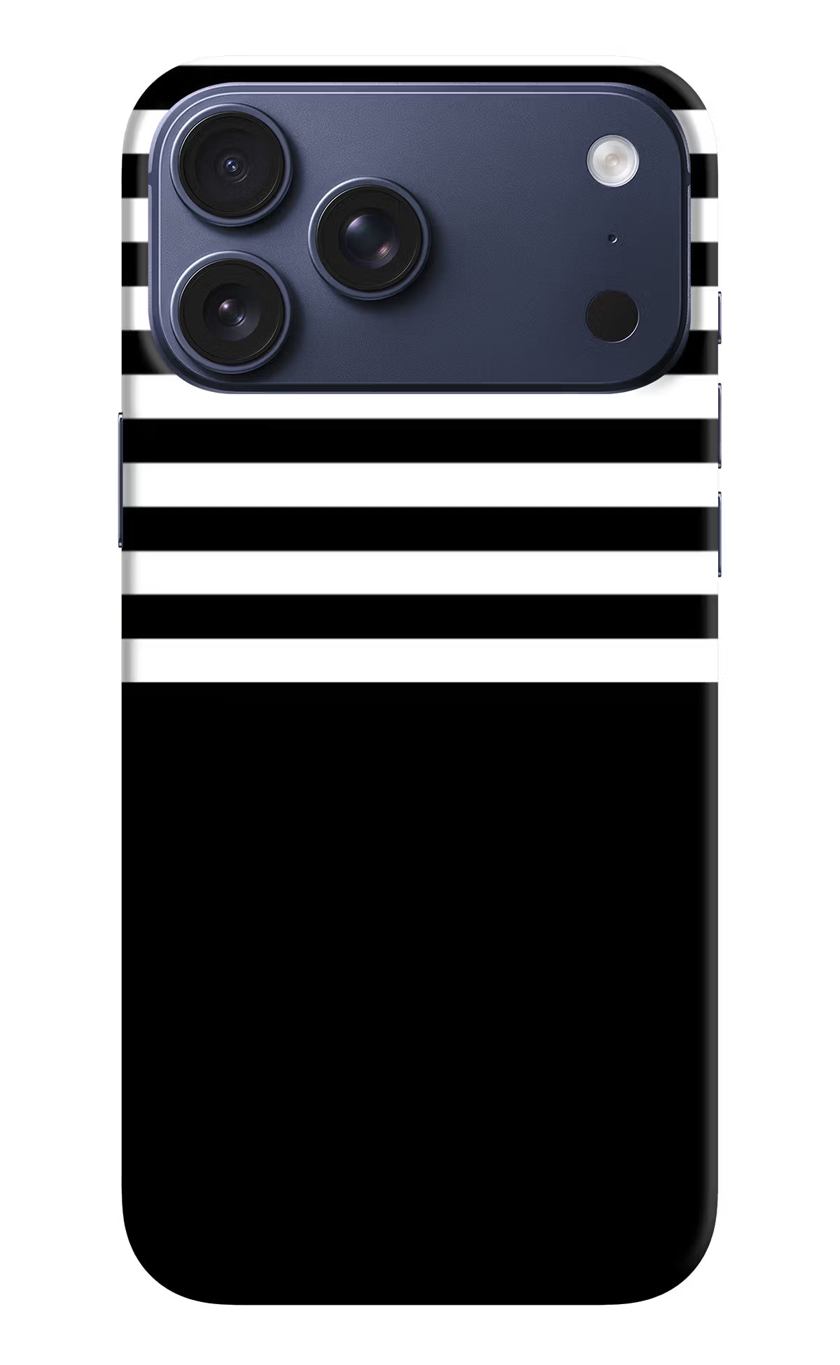 Black and White Print iPhone 17 Pro Max Back Cover