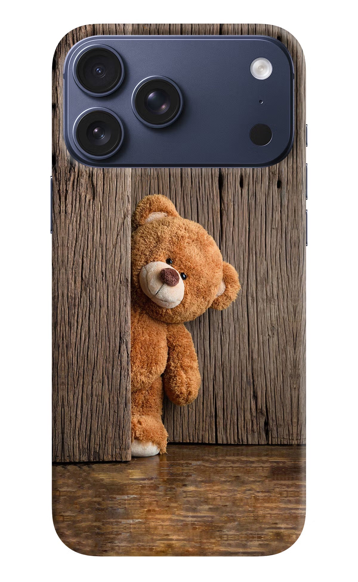 Teddy Wooden iPhone 17 Pro Max Back Cover