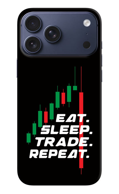 Eat Sleep Trade Repeat iPhone 17 Pro Max Back Cover