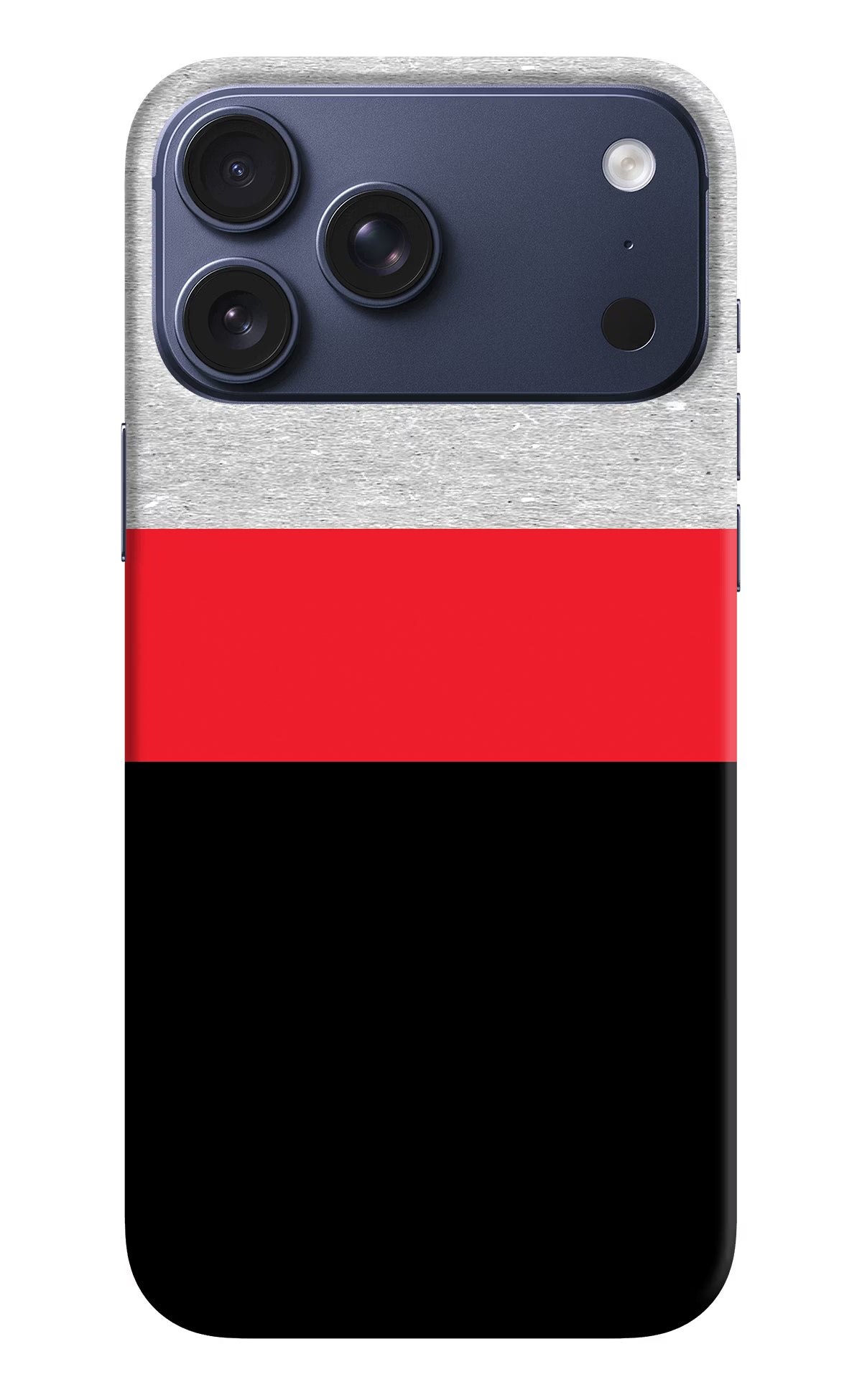 Tri Color Pattern iPhone 17 Pro Max Back Cover