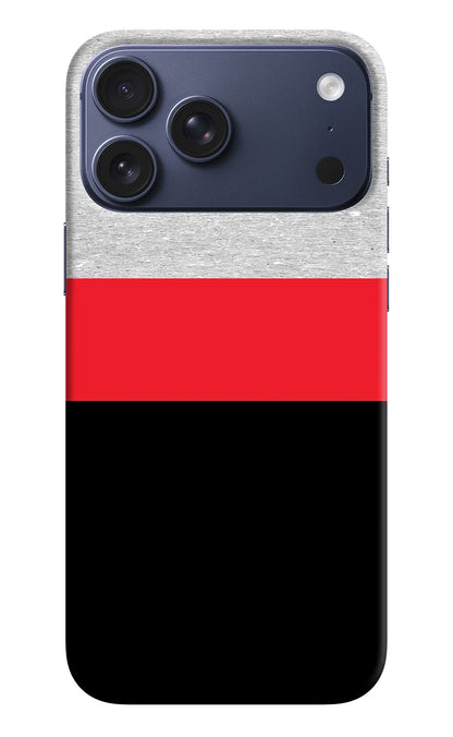 Tri Color Pattern iPhone 17 Pro Max Back Cover
