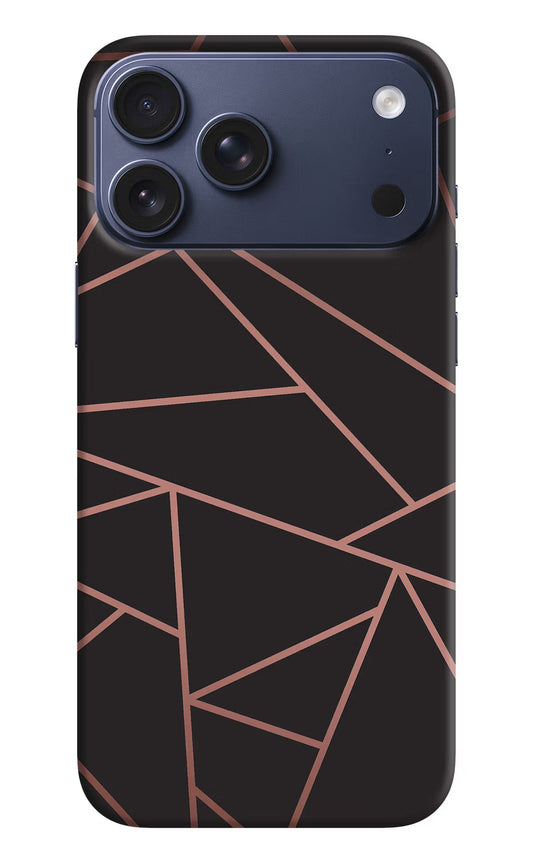 Geometric Pattern iPhone 17 Pro Max Back Cover
