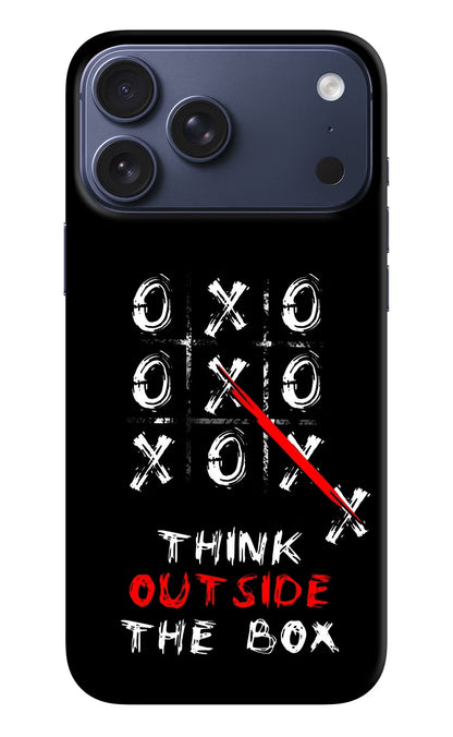 Think out of the BOX iPhone 17 Pro Max Back Cover