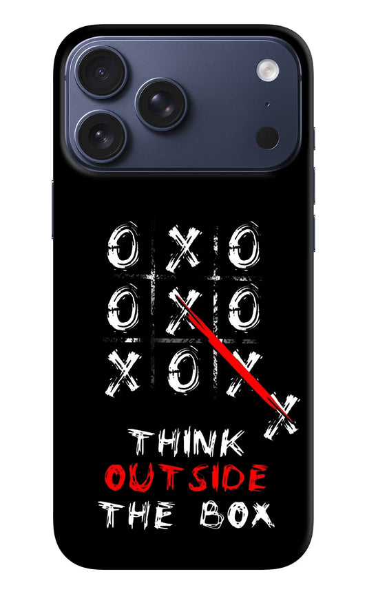 Think out of the BOX iPhone 17 Pro Max Back Cover