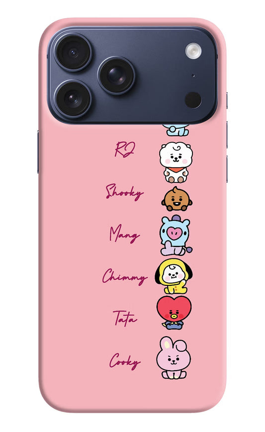 BTS names iPhone 17 Pro Max Back Cover