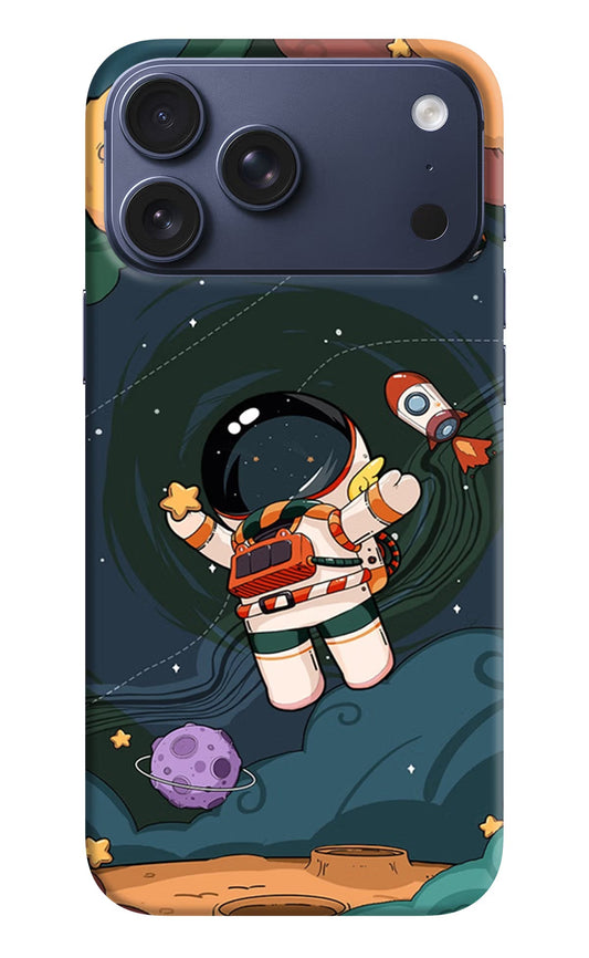 Cartoon Astronaut iPhone 17 Pro Max Back Cover