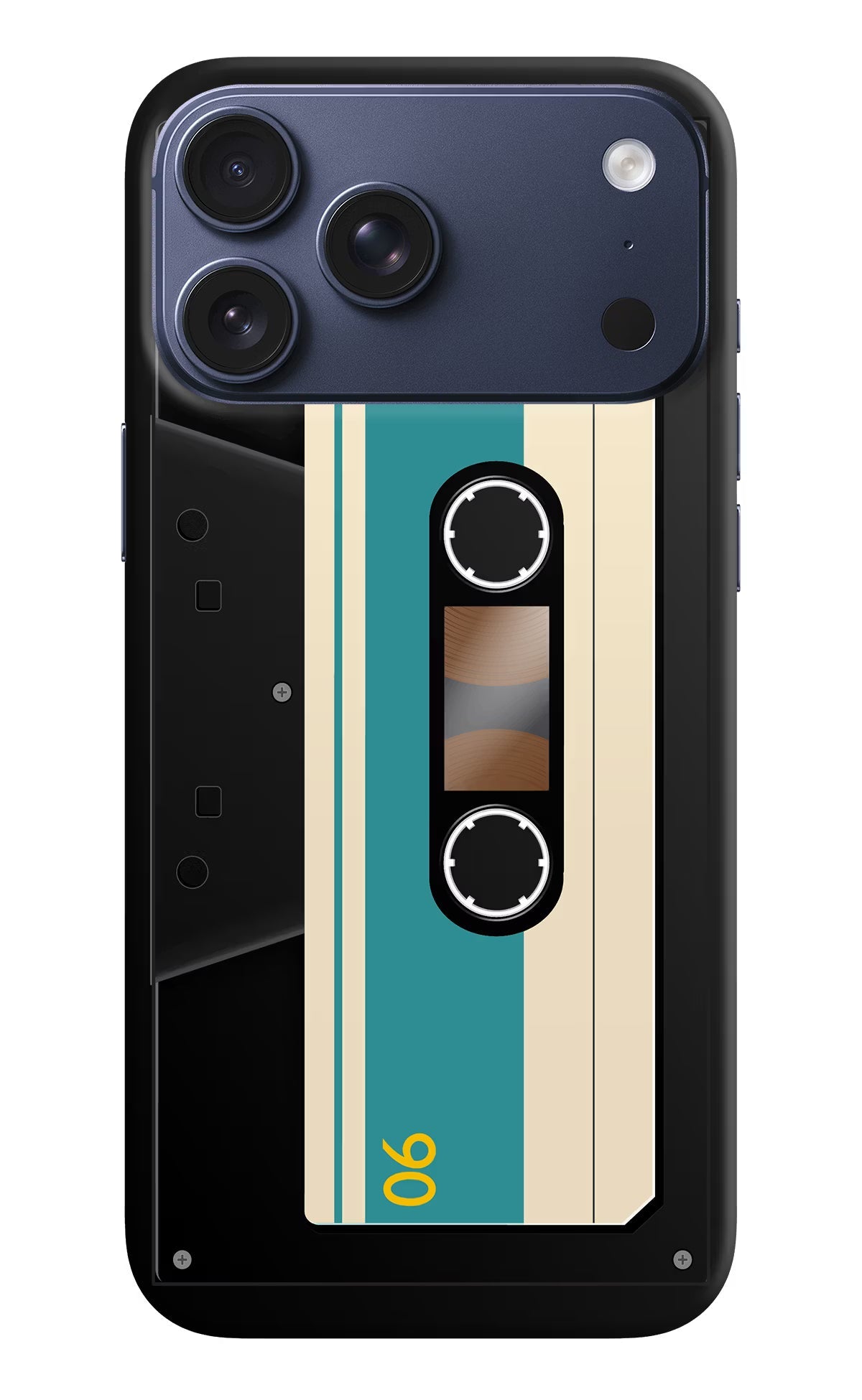 Cassette iPhone 17 Pro Max Back Cover
