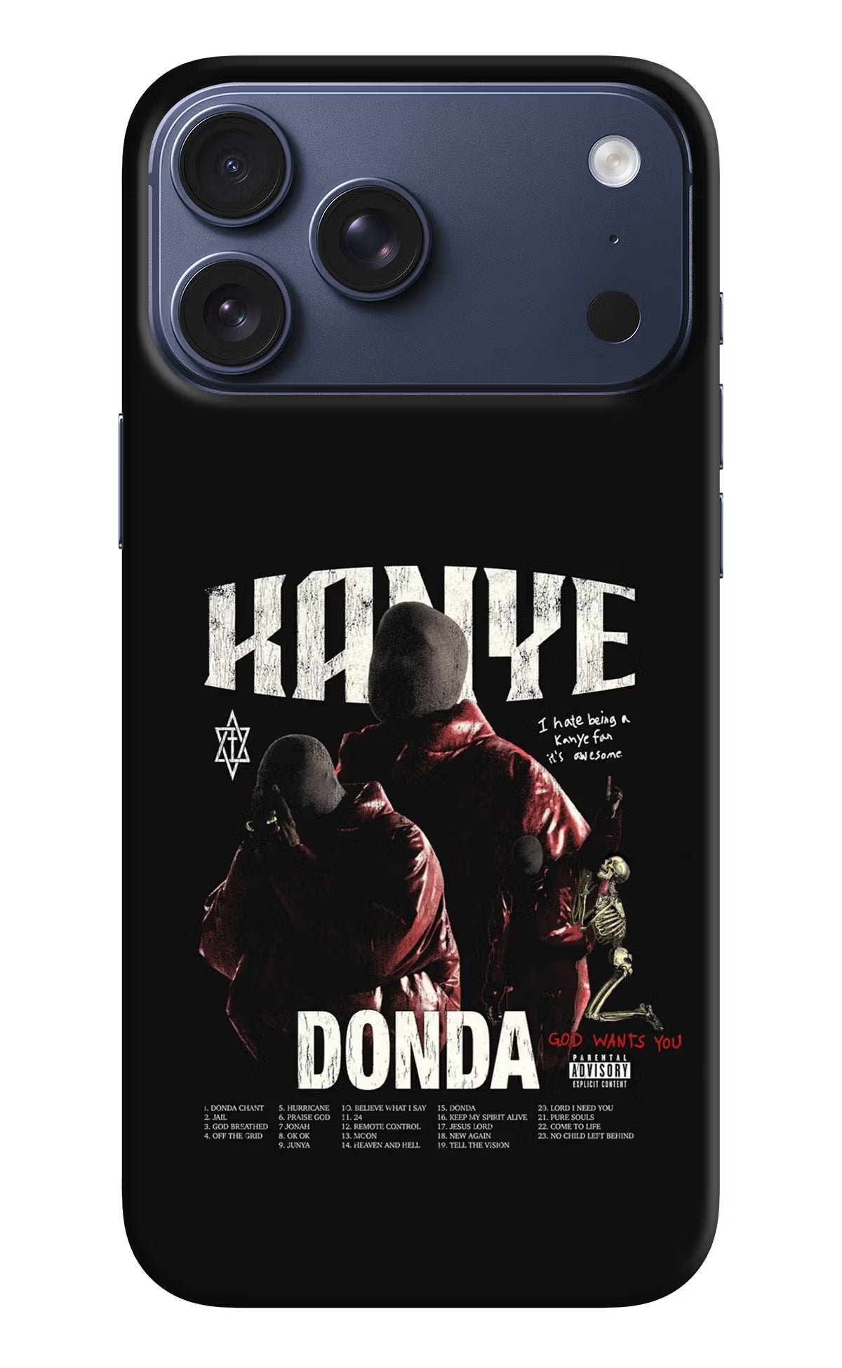 Donda Kanye West iPhone 17 Pro Max Back Cover