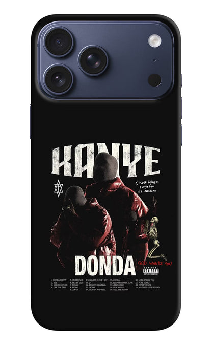 Donda Kanye West iPhone 17 Pro Max Back Cover
