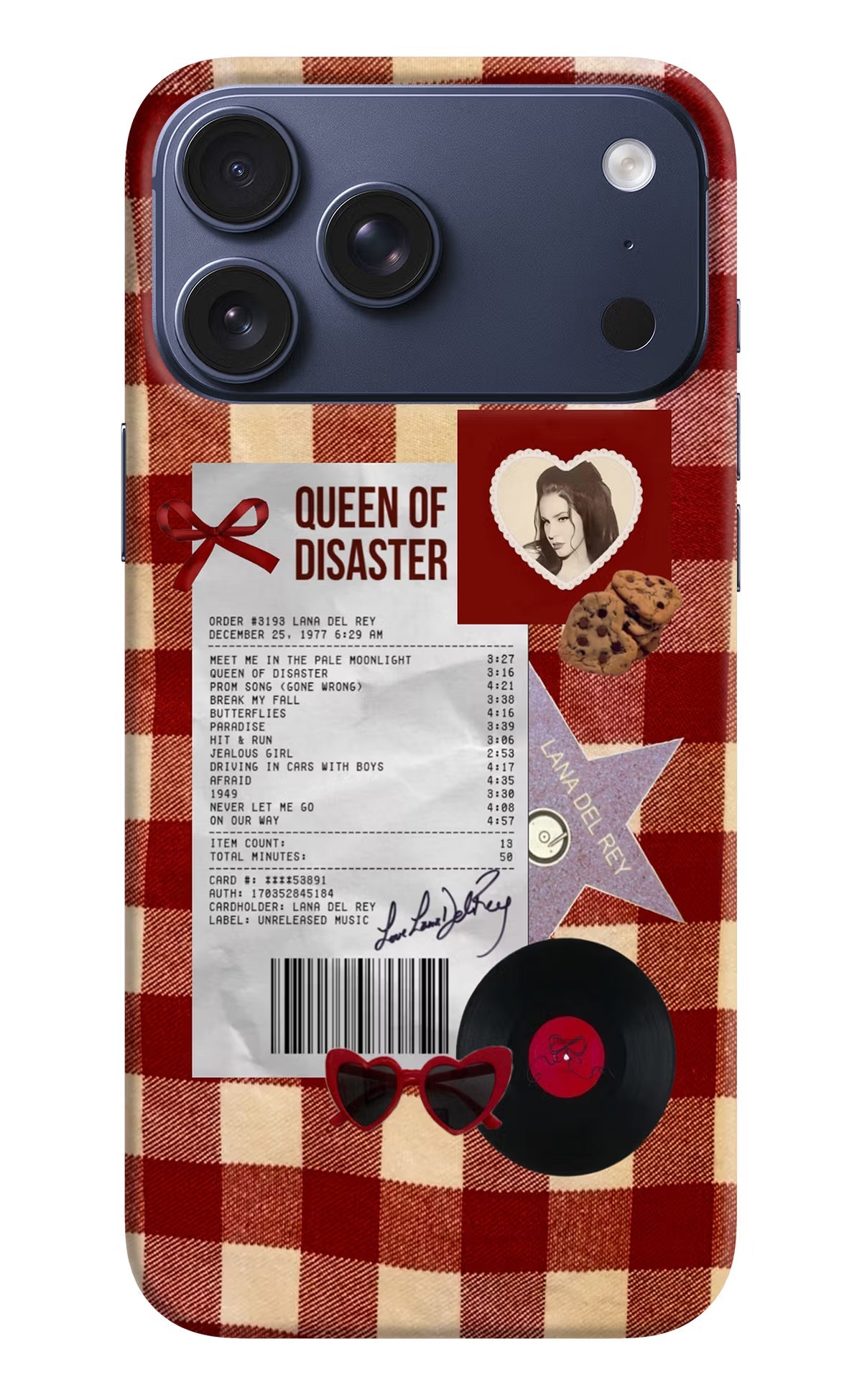 Queen of Disaster iPhone 17 Pro Max Back Cover