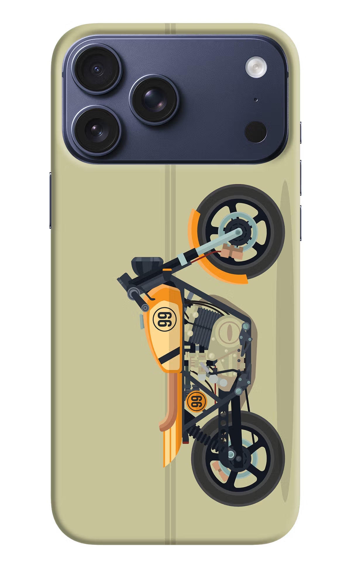 Vertical Speedster iPhone 17 Pro Max Back Cover