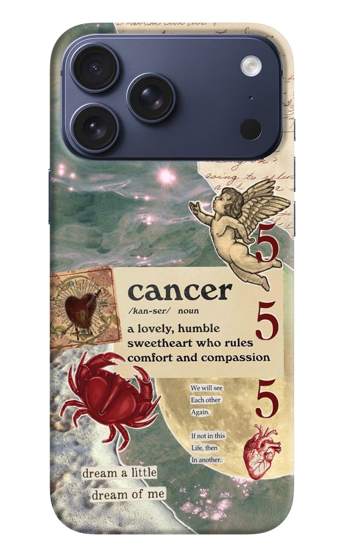 Cancer Zodiac iPhone 17 Pro Max Back Cover