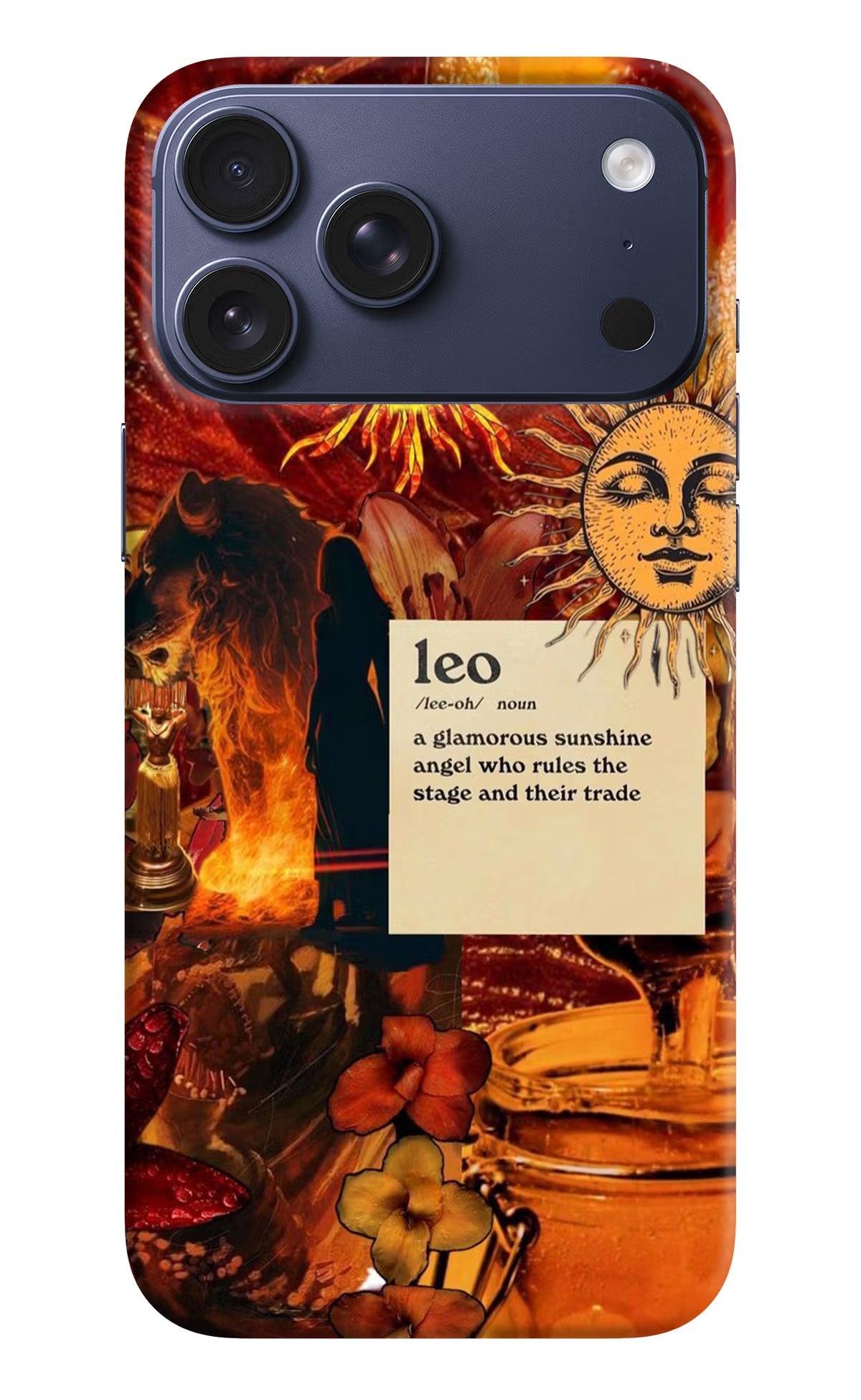 Leo Zodiac iPhone 17 Pro Max Back Cover