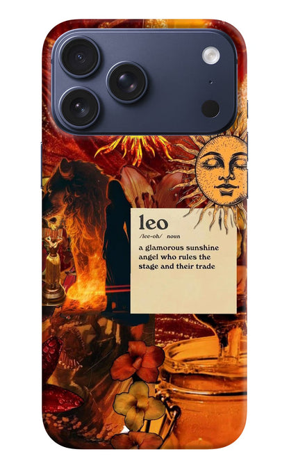 Leo Zodiac iPhone 17 Pro Max Back Cover