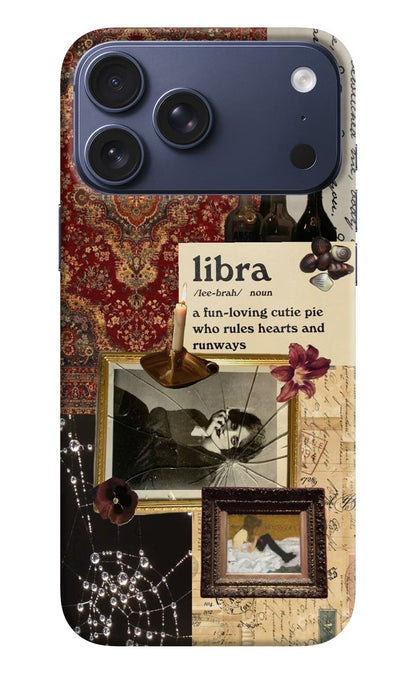 Libra Zodiac iPhone 17 Pro Max Back Cover