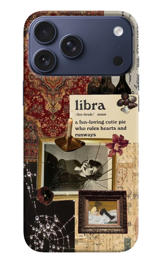 Libra Zodiac iPhone 17 Pro Max Back Cover