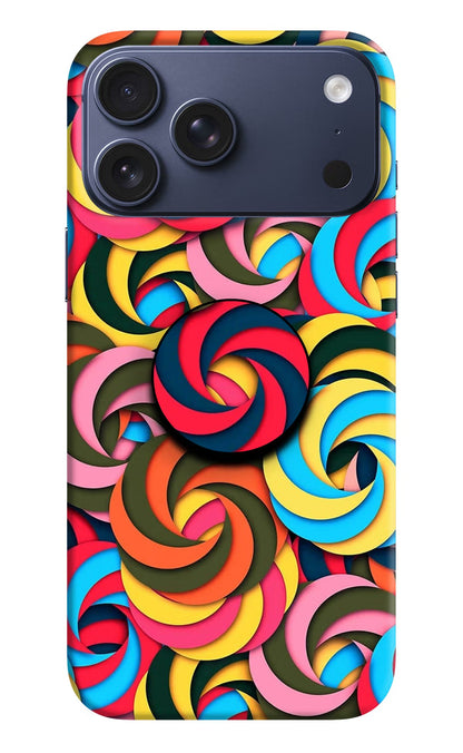 Spiral Pattern iPhone 17 Pro Max Pop Case