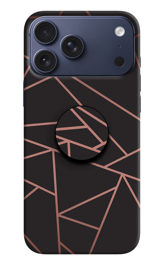 Geometric Pattern iPhone 17 Pro Max Pop Case