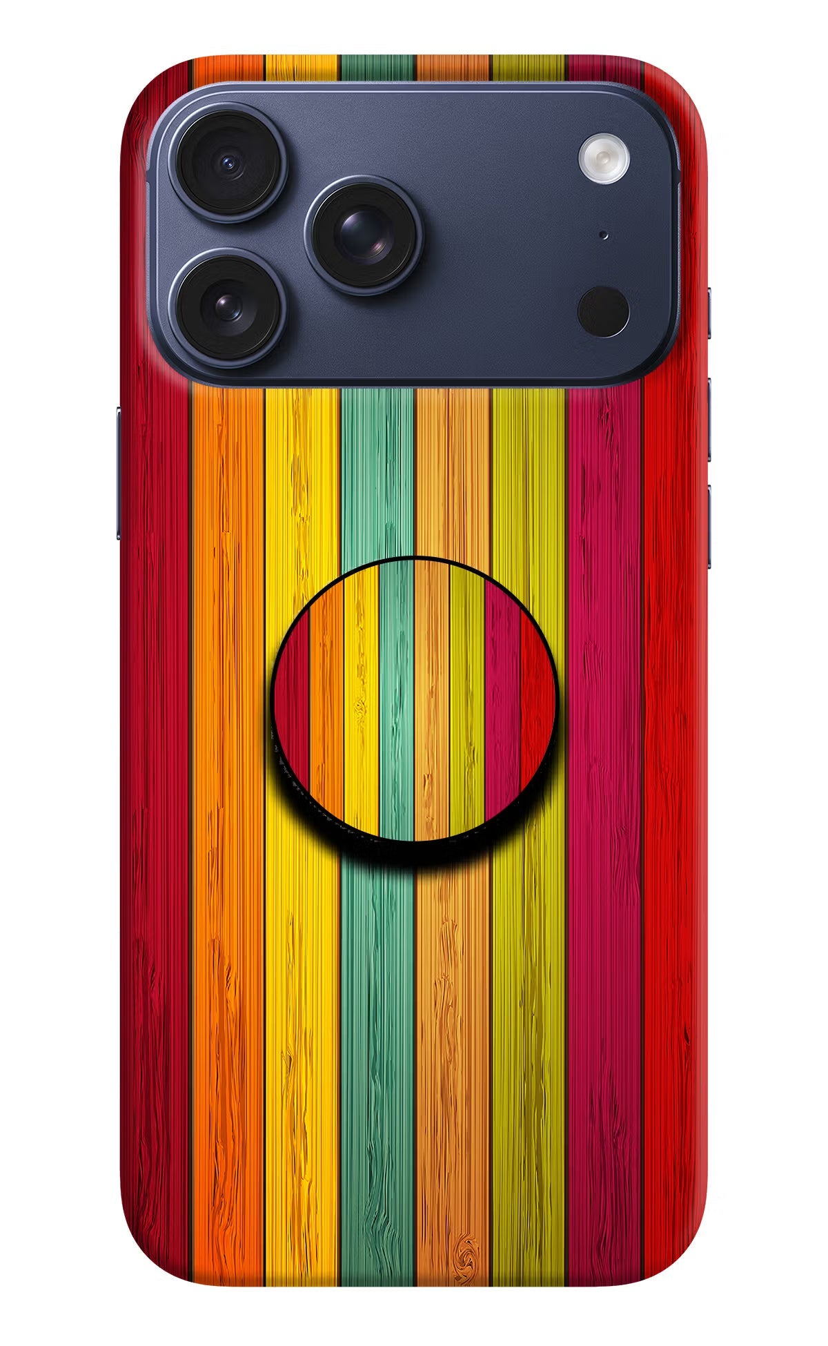 Multicolor Wooden iPhone 17 Pro Max Pop Case