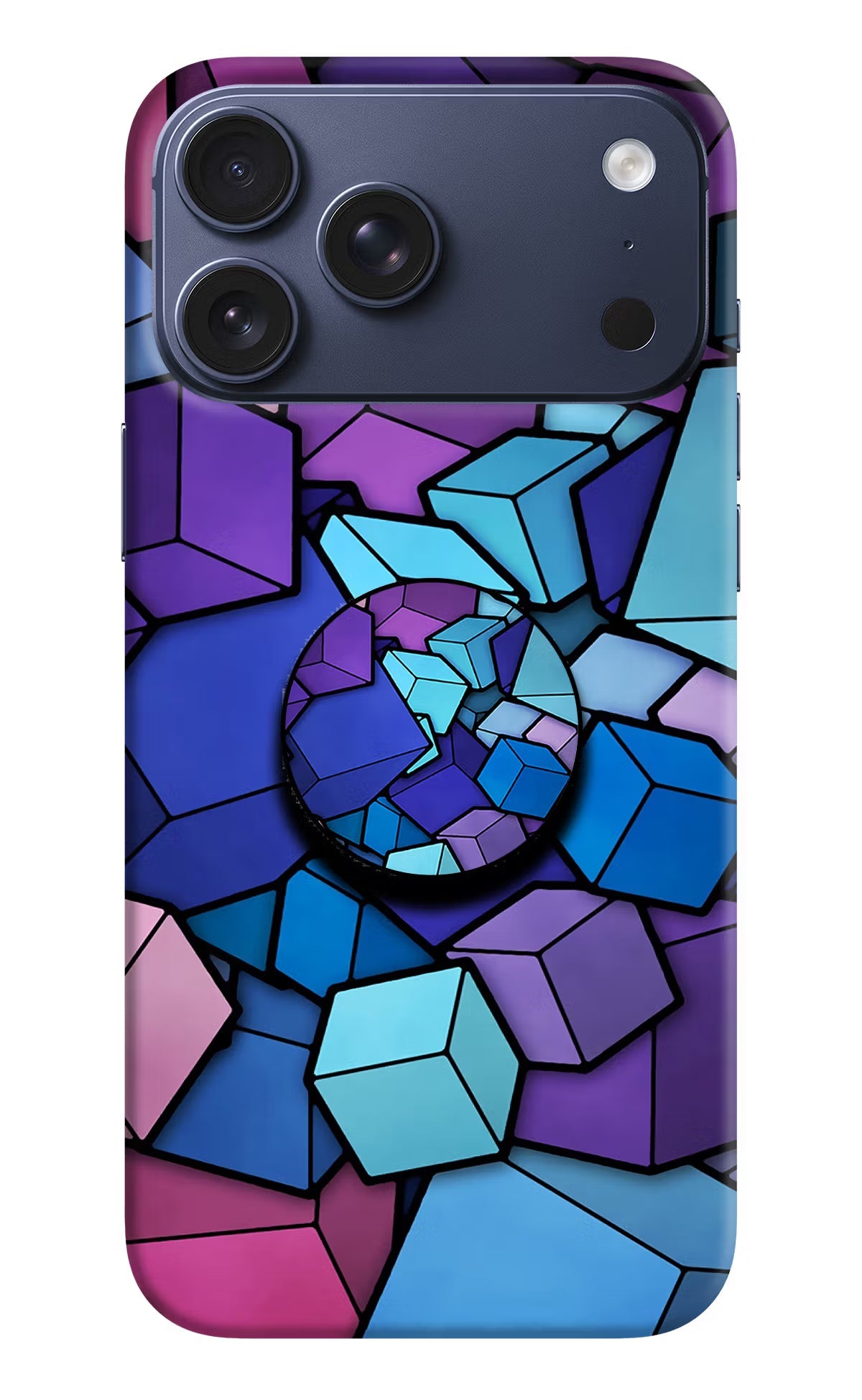 Cubic Abstract iPhone 17 Pro Max Pop Case