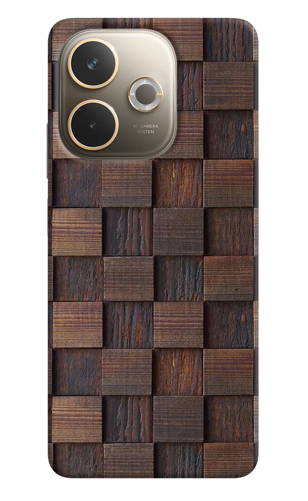 Wooden Cube Design Oppo A5 Pro 5G Back Cover